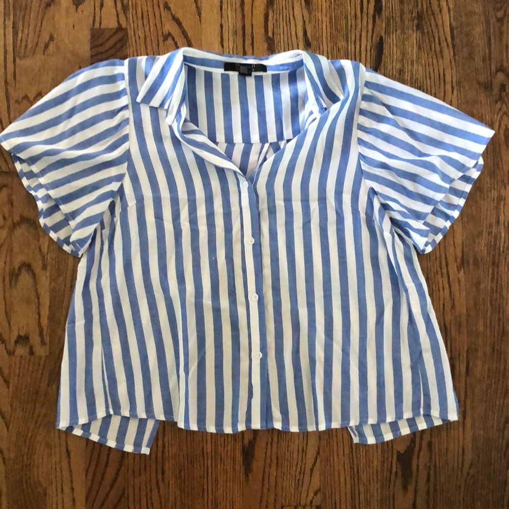 Forever 21 open back blouse